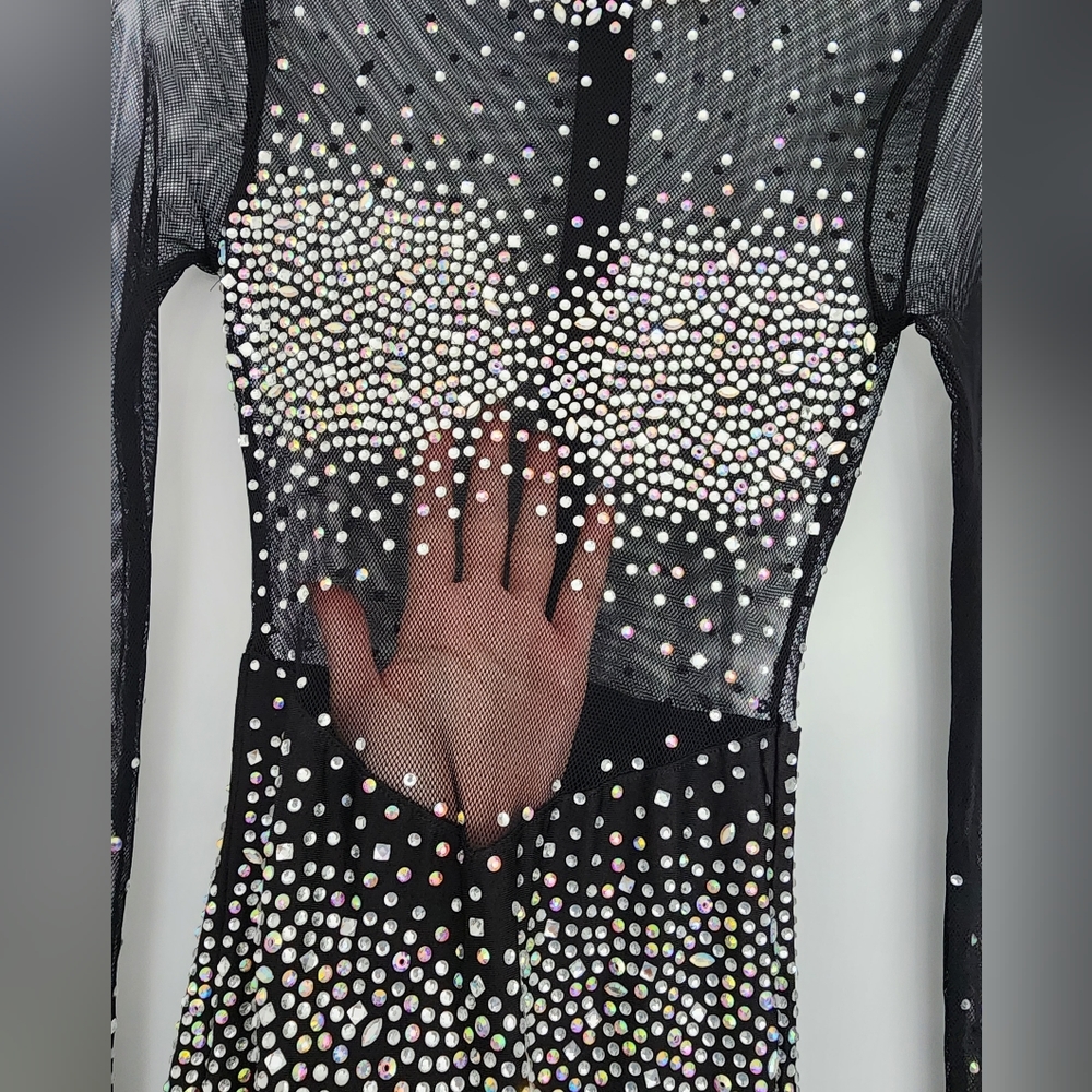 Windsor Mesh Rhinestone Dress - Picture 3 of 6